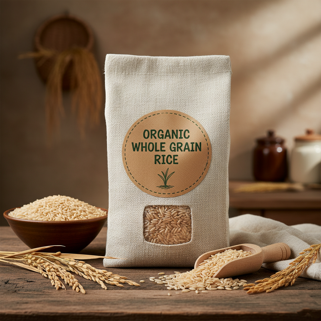 Organic Whole Grain Rice